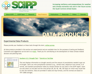 2014 07 19.SCIPP.Data Products page