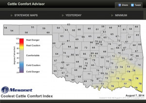 2014 08 07.Coolest Cattle Comfort Index