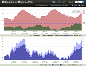 2015 01 27.AgBlog No 05.Medicine Park.Meteogram