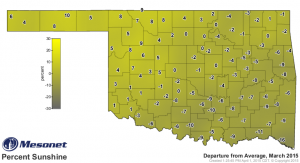 2015 04 13.Ag Blog.No 03.March 2015 Percent Sunshine Departure